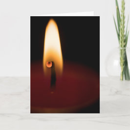 Candle Flame Blank Wenskaart Kaart