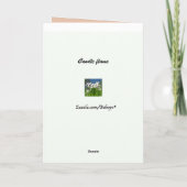 Candle Flame Moederdag Kaart (Achterkant)