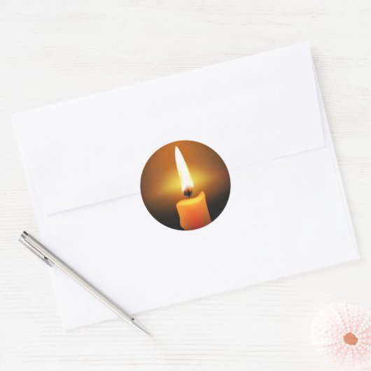 Candle Flame Stickers (Envelop)
