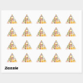 Candle Flame Word Cloud Art Print Sticker (Vel)
