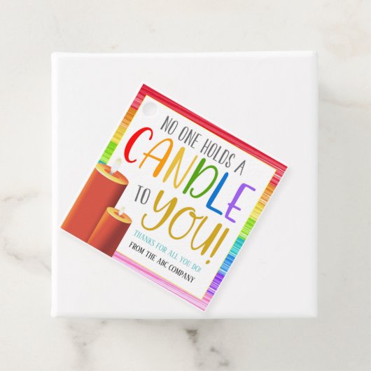 Candle Gift Label (In situ)