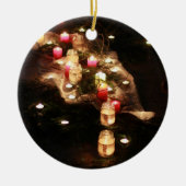 Candle Glow Keramisch Ornament – (Voorkant)