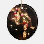 Candle Glow Keramisch Ornament – (Links)