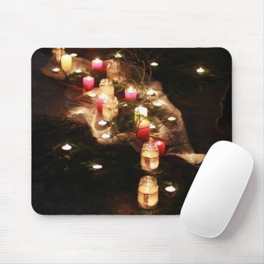 Candle Glow Mousepad beroemd gemaakt door Sotniche Muismat (Met muis)