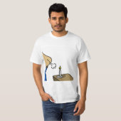 Candle In The Wind Cartoon T-Shirt (Voorkant volledig)