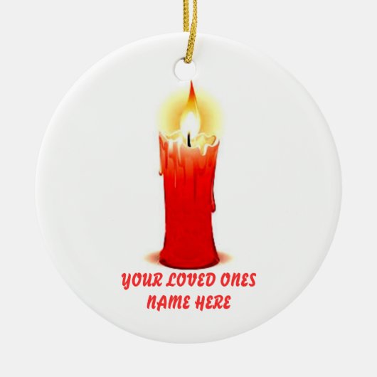 CANDLE, KERAMISCH ORNAMENT (Voorkant)