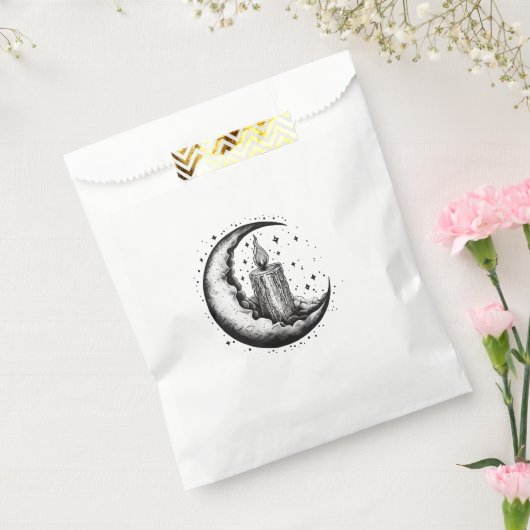 Candle Lit Moon  Bedankzakje (Gezegeld)