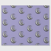 Candle Lit Moon Cadeaupapier (Vlak)