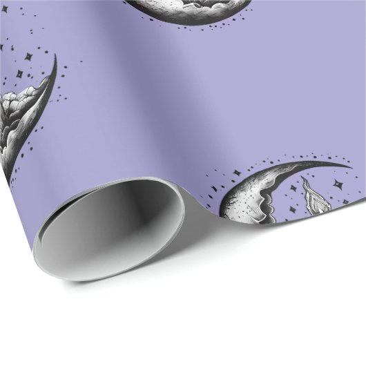 Candle Lit Moon Cadeaupapier (Rol Hoek)