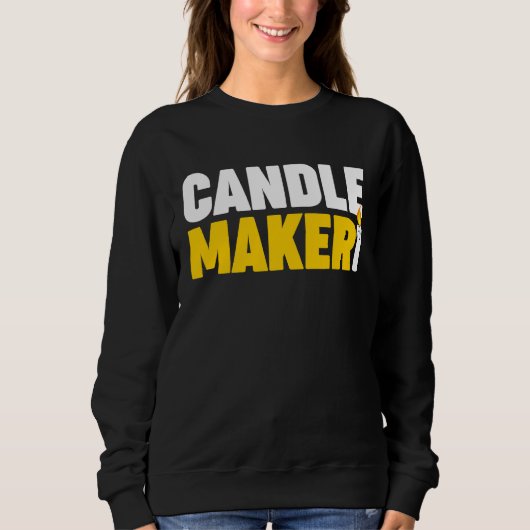 Candle Maker Candle Making Trui (Voorkant)