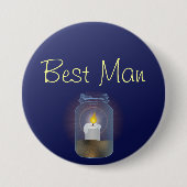 Candle Mason Jar Button (Voorkant)