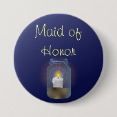 Candle Mason Jar Button (Voorkant)