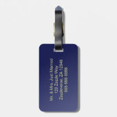 Candle Mason Jars Bagagelabel (Achterkant verticaal)