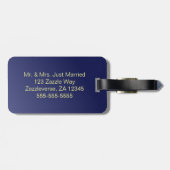 Candle Mason Jars Bagagelabel (Achterkant horizontaal)