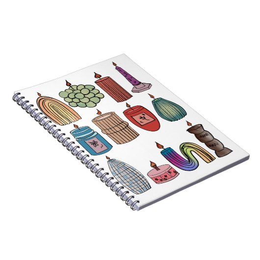 CANDLE NOTEBOOK NOTITIEBOEK (Rechterzijde)