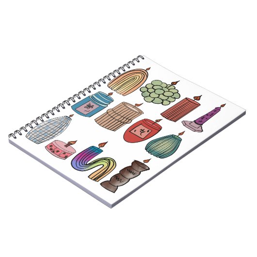 CANDLE NOTEBOOK NOTITIEBOEK (Linkerzijde)