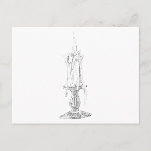 Candle Postcard Briefkaart (Voorkant)