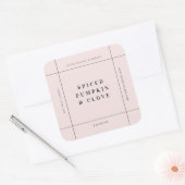 Candle Product Label Sticker Handgemaakt Business  (Envelop)
