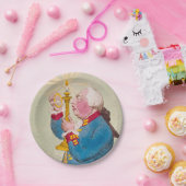 Candle - Ronde papieren Borden Bordje (Feest)