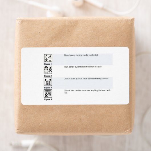 Candle Safety Sticker (Insitu)