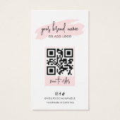 Candle Sample Scent Tester Kaart Parfum Vrouwelijk (Achterkant)