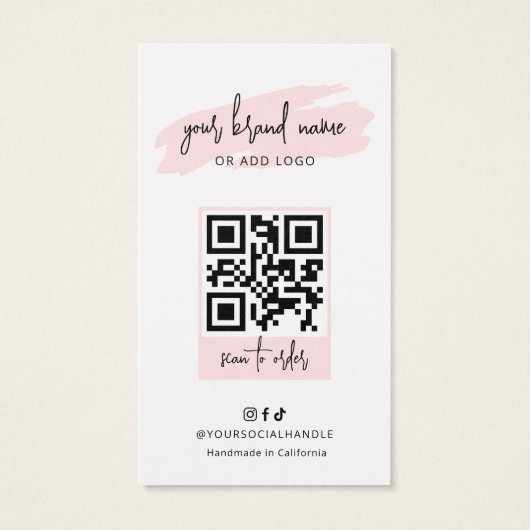 Candle Sample Scent Tester Kaart Parfum Vrouwelijk (Achterkant)