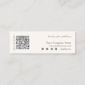 Candle Scent Sample Fragrance Mini Tester Card Visitekaartje (Achterkant)