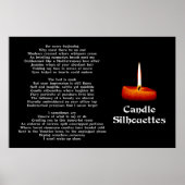 Candle Silhouettes Poster (Voorkant)