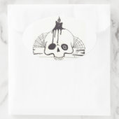 Candle Skull Sticker (Tas)