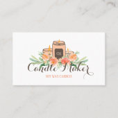 Candle Soy Wax Homemade Visitekaartje (Voorkant)