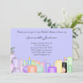 Candle Spa Bride Vrijgezellenfeest nodigt uit Kaart (Staand voorkant)