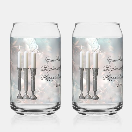 Candle Stick Soda Glass Blikvorm Glas (Voorkant)