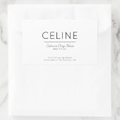 Candle Sticker Cadeau Celine Kaars Cadeau Sticker (Tas)