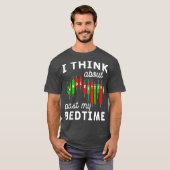 Candle Sticks Forex Currency Trade Stock Market T-shirt (Voorkant volledig)