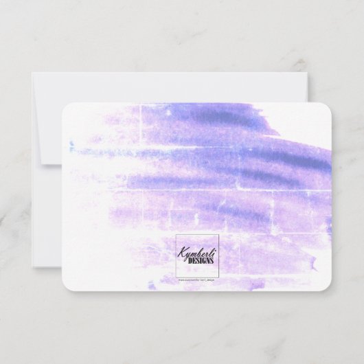 Candle Surprise Shhh... BLAUW HET NIET! Geboorteda Kaart (Achterkant)