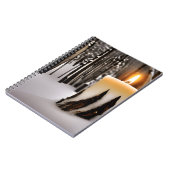 Candle Tree Snow Forest Notitieboek (Linkerzijde)