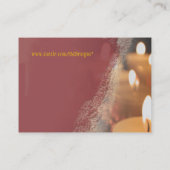 Candle Visitekaartje Chubby (Achterkant)