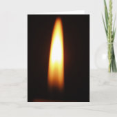 Candle Wenskaart- Blank Inside Feestdagen Kaart (Voorkant)