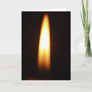 Candle Wenskaart- Blank Inside Feestdagen Kaart