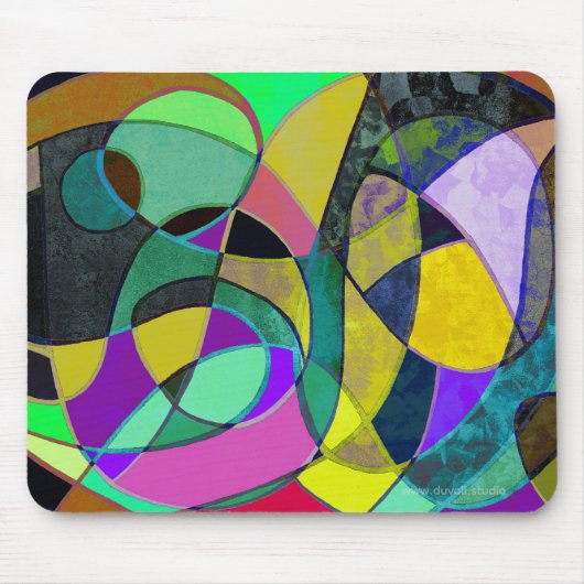 Candlelight Abstract Mousepad 1 Muismat (Voorkant)