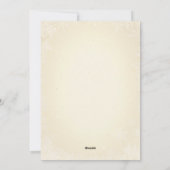 Candlelight Christmas Sympathy Condolence Card Feestdagenkaart (Achterkant)