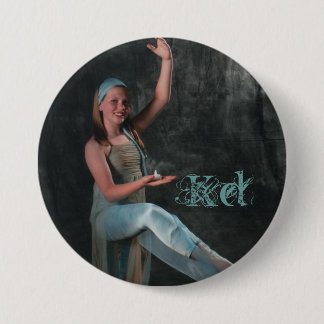 Candlelight Foto van Dancer Ronde Button 7,6 Cm