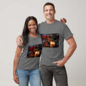Candlelight Glow Art T-shirt (Unisex)