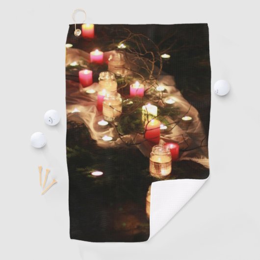 Candlelight Glow Golfhanddoek –  (Insitu)
