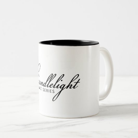 Candlelight Jazz #candlelightjazz CoffeeMug (11oz) Tweekleurige Koffiemok (Voorkant rechts)