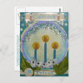 Candlelight Moon Briefkaart (Voorkant / Achterkant)