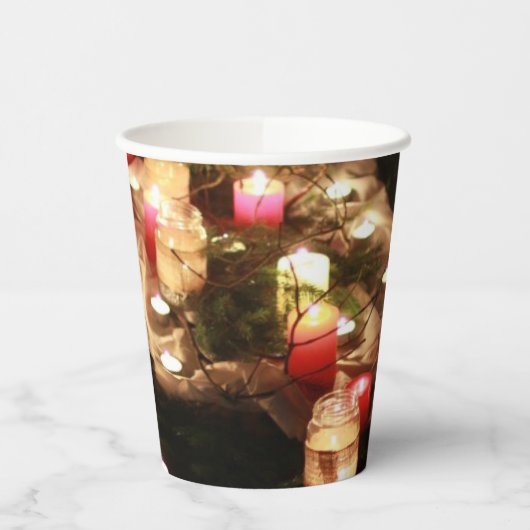 Candlelight Ritual Paper Cup -  Papieren Bekers (Links)