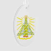Candlelight Song List Ornament (voorkant)