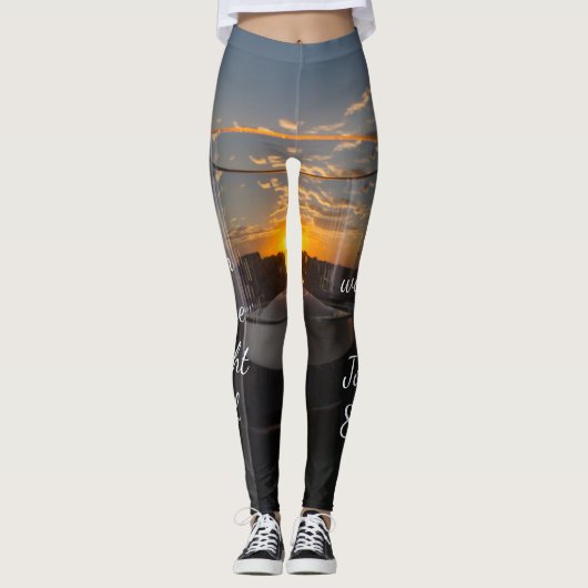 Candlelight Sunset Leggings (Voorkant)