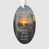 Candlelight Sunset Ornament (voorkant)